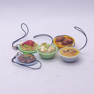 #144 Small Toys Food Bowl Charms Gashapon Keychain (Blind Box) 10s