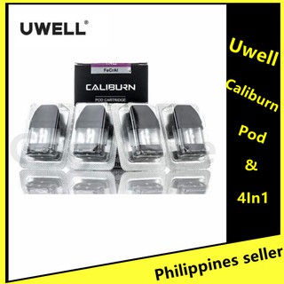 In Stock Legit Uwell Caliburn Pod Replacement Pods Cartridge Vaping Pod(2ml 1.4)(4Pcs/Pack） pJSD