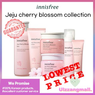 [INNISFREE] Jeju Cherry Blossom Collection❤️(Tone-Up Cream 50ml, Jelly Cream 50ml, Skin 200ml, Lotion 100ml, Mist 120ml)