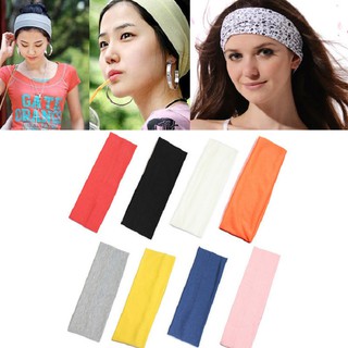 Sports Hair Band Elastic Wide Gym Yoga Exercise Women Sweatband Headband Bandage (4)