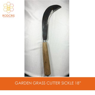 Garden Hand Tool Sickle Karet Grass Cutter 18" (1)