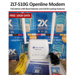 Brandnew Globe at Home Prepaid Wifi ZLT S10G with Indoor Antenna (Openline Full Admin)