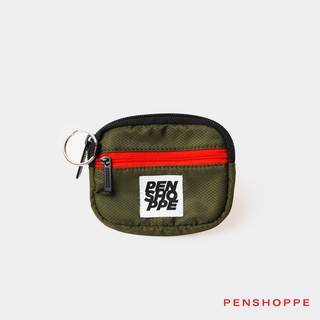 Penshoppe Men's Coin Purse (Green Tea/Dark Gray)