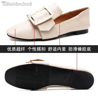 ◕✆❂✾Single shoes women s flat bottom 2021 new spring and summer peas shoes one pedal all-match women