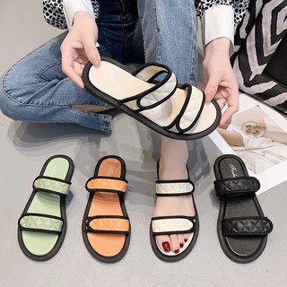 New women's sandals with adjustable double buckle