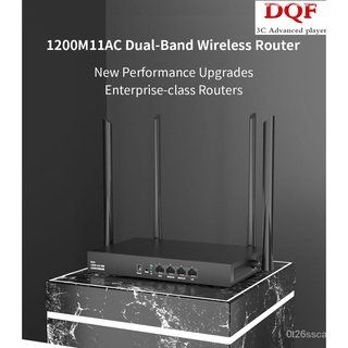 vAVi 【COD】Tenda Tengda w15e wireless WiFi dual band enterprise ac1200m English 5g router