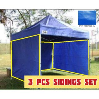 (Set of 3 side for 3x3 Tent) SIDINGS ONLY!! Sides for Retractable Tent
