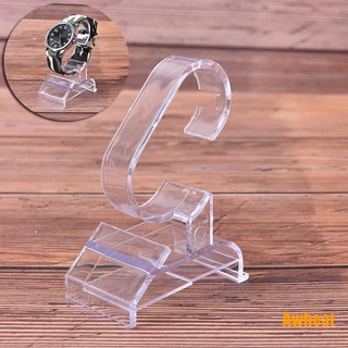 Awheat+ 1Pc Transparent Plastic Clear Jewelry Bracelet Watch Display Stand Holder