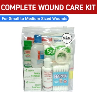 (S&S) Complete Wound Care Kit, Outdoor Indoor Emergency Kit, Wound Management Kit