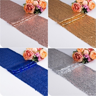 2018 Wedding Supplies30x180cm Luxury Silver Gold Sequin Table Runners Sparkly Bling Wedding Party Decor Shiny Table Runners