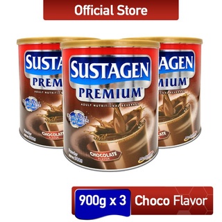 ✐SUSTAGEN Premium Chocolate Adult Nutritional Beverage 2.7kg (900g x 3s)