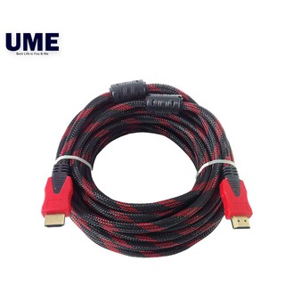HDMI Cable 10M High Speed HDMI Cable Red Black Braided Cord RD10 COD