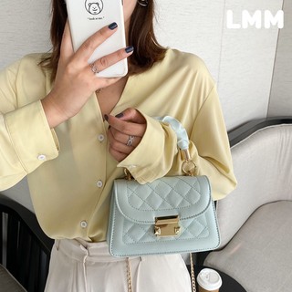 0079 korean style high fashion womens bag handbag with chain sling bag hand bag pu leather textured