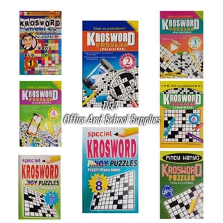 Sticker & Colouring Books❍Crossword Puzzle (Tagalog) (#1-#10)
