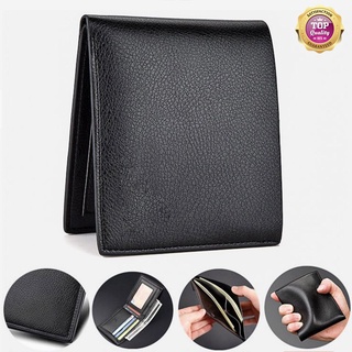 men bag▬Men's Wallets Leather Solid Luxury Wallet Men Pu Slim Bifold