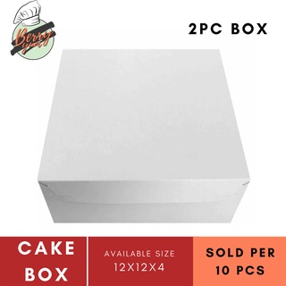 CAKE BOX/ 12x12x4 in/ SOLD PER 10pc
