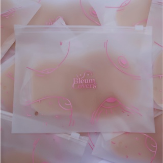 BLEUM COVERS LIFT SAND seamless reusable silicone nipple cover nipple pad nipple tape tapies (4)