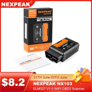 NEXPEAK NX103 ELM327 V1.5 WIFI OBD2 Scanner Car Diagnostic Tool Pic18f25k80 Obd2 Scaner Auto