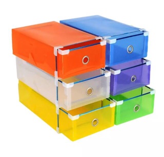 Colorful Foldable Shoe Box Drawer Style (3)