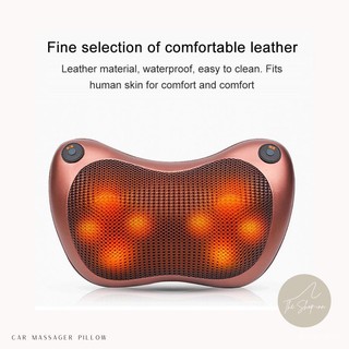 Multifunction Car and Home Electric Shiatsu Massage Pillow to Relieve Pain, Deep Kneading Neck Massa