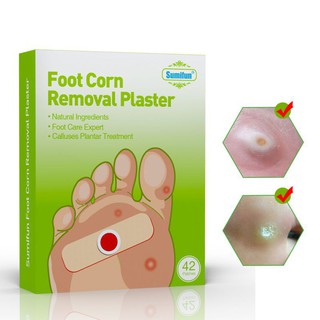 42pcs Foot Corn Removal Warts Thorn Patch Relief Pain Foot Callus Removal Patches