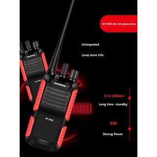 2pcs Baofeng BF-999S Two-way Radio walkie talkie 8W/4800mAh CB Radio FM Transceiver walkie-talkie р