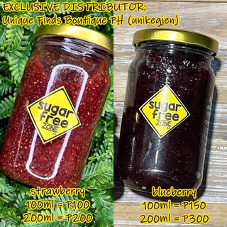Strawberry Blueberry Jam by Sugarfree Zone PH | sugar free spread | Diabetic Keto friendly low carb