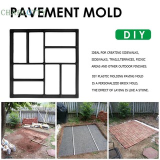 Garden Walk Pavement Mold DIY Manually Paving Cement Brick Stone Road Path Maker (1)