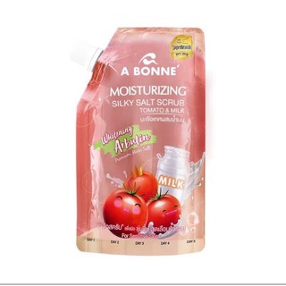 ORIGINAL A Bonne Moisturizing Silky Salt Scrub 350G - Tomato & Milk Abonne milk scrub skin care