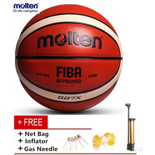 original Molten Basketball GG7X Size 7 Basketball PU material ball Free Pump