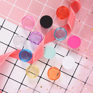 [YIMM] 5pcs 5g plastic empty cosmetic container jar pot makeup travel face cream bottle EX