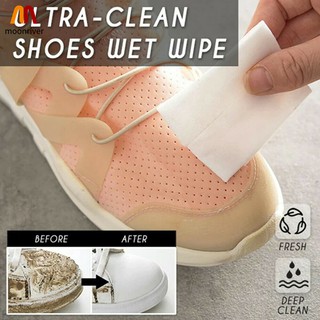 Travel Portable Disposable Sneakers Cleaning Wet Wipes White Artifacts Shoes Quick Easy (3)