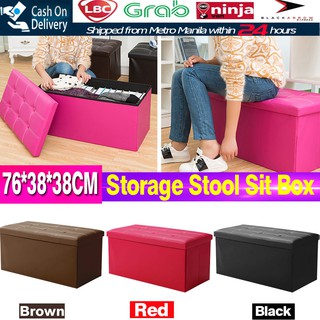 Rectangular Storage Stool Sit Adult Sofa Folding Storage Box (1)