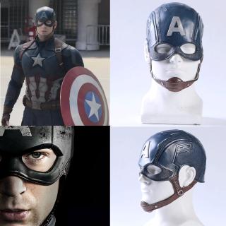 Movie Captain America 3 Civil War Captain America Mask Cosplay Steven Rogers Superhero Latex Helmet