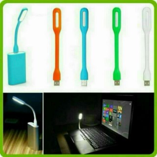 ✙□Mini Portable LED Flexible Metal Neck Bright USB Light for Computer Laptop PC Powerbank