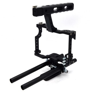 Rod Rig Camera Video Cage Handle Grip fits for Sony A7 (1)
