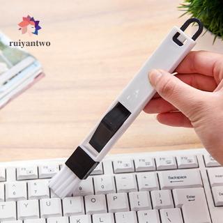 【RPH】keyboard Brush with Dustpan Recess Groove Cleaning Brush Household Cleaning Tool