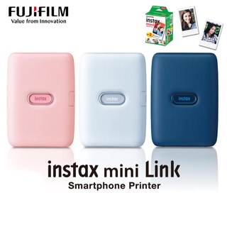 Fujifilm Instax Mini Link Printer Instant Print From Smartphone Dusky Pink / Ash White / Dark Denim