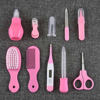 Ya Ma Baby Nursery Care Kit, 10-Piece Baby Healthcare and Grooming Kit Nail Clipper Nail File