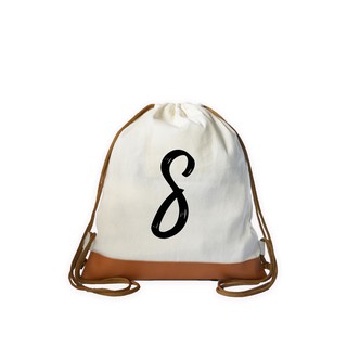 handbag ➳Brush Initial S Drawstring Bag✻