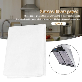 Universal Anti-oil Cooker Hood Non-woven Filter Paper/ Fine Safe Kitchen Grease Absorbing Paper/ Durable Hood Extractor Grease Filter/ Kitchen Cooking Tools