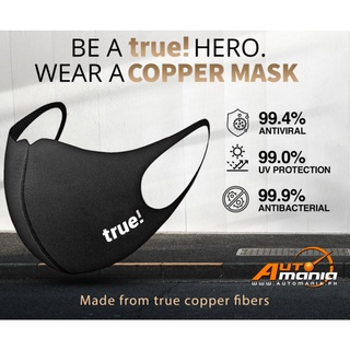 True Protective Fiber Copper Face Mask Quality Washable Reusable
