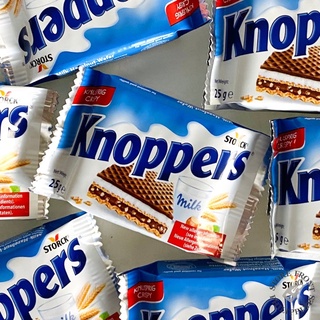 [ON HAND] Knoppers Minis (3 packs for 100) Milk Hazelnut Wafer Sandwich w/ Nougat and Milk Creme