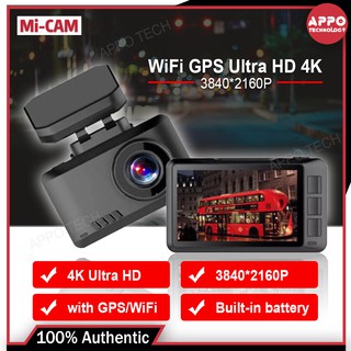 WiFi GPS Ultra HD 4K 3840*2160P 30FPS 3 Inch Car Dash Cam DVR Recorder Night Vision Gesture