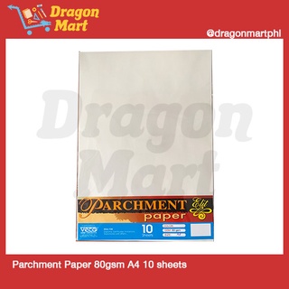 Parchment Paper 80gsm A4 10 sheets