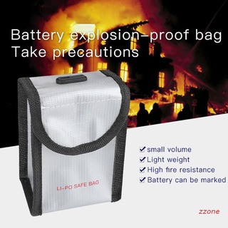 zzz 1/2/3pcs Storage Bag Fireproof Lipo Battery Explosion Proof Safe Bag for -DJI FPV Combo Crossing Aircraft Drone Accessories