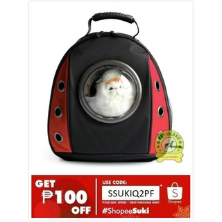 【Ready Stock】☑۞2 in 1 capsule bag / Pet dog travel carrier soft astronaut