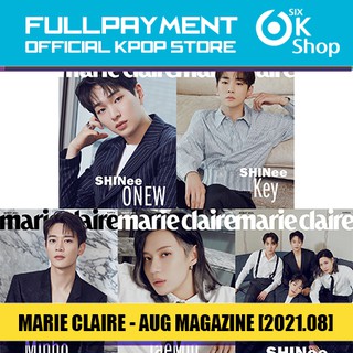 Mo19 marie claire Magazine - SHINee COVER 5 types (2021.08 Aug.)