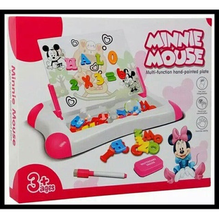 writing board for kids☋❡☈Minnie Mouse Magnetic Drawing Board Kids White
