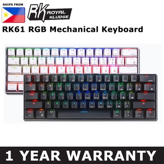 Royal Kludge RK61/RK71Three Mode Hot swappable 60% RGB Mechanical Gaming Keyboard Bluetooth And Wire